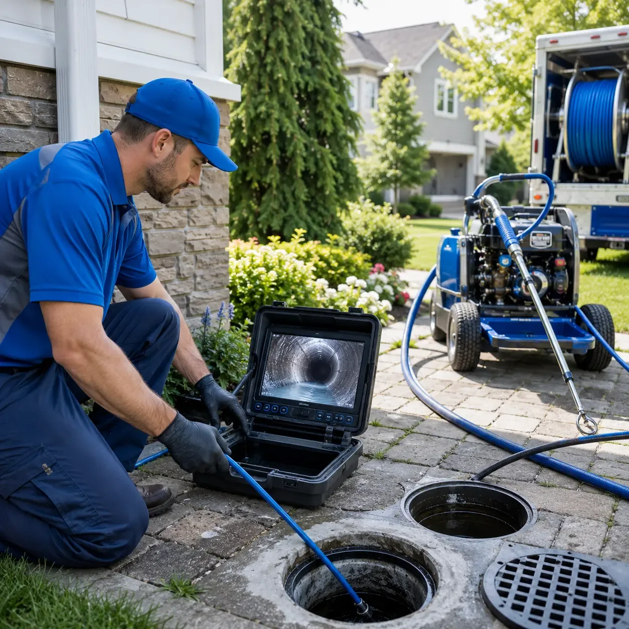 Outdoor drain cleaning professionals serving Canyon, TX